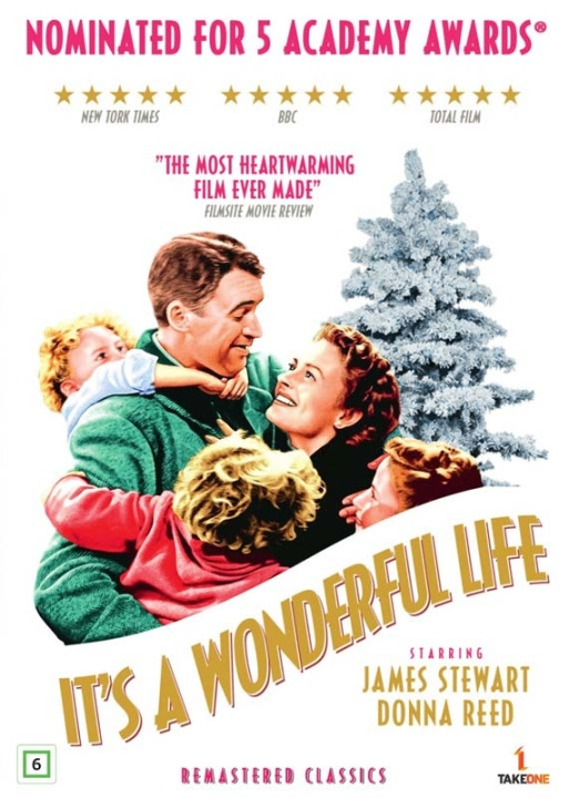 IT\'S A WONDERFUL LIFE – En äkta julklassiker med James Stewart i gruppen HEMELEKTRONIK / Ljud & Bild / TV & Tillbehör / Filmer / DVD hos TP E-commerce Nordic AB (D39034)