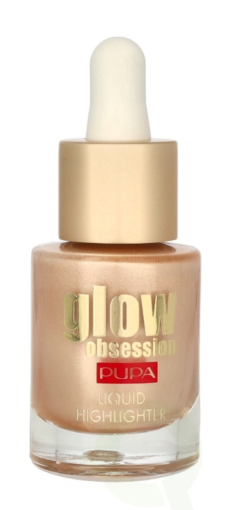 Pupa Milano Pupa Glow Obsession All Over Liquid Highlighter 13.5 ml #002 Moon Light i gruppen SKÖNHET & HÄLSA / Makeup / Basmakeup / Contour/Highlight hos TP E-commerce Nordic AB (D39205)