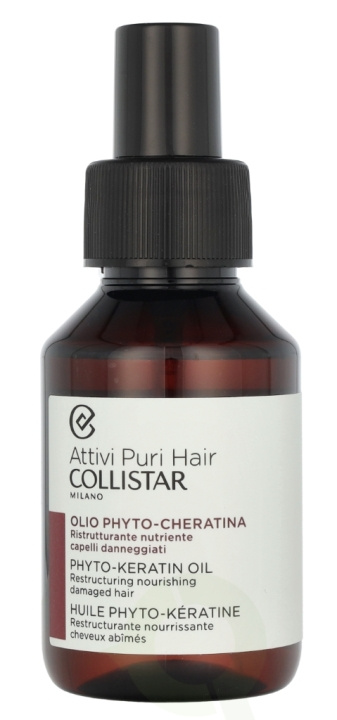 Collistar Phyto-Keratin Oil 100 ml Damaged Hair i gruppen SKÖNHET & HÄLSA / Hår & Styling / Hårvårdsprodukter / Hårolja hos TP E-commerce Nordic AB (D39383)