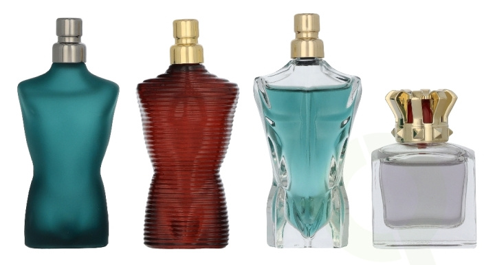 J.P. Gaultier Classique Miniatures Set 28 ml Le Male Edt Spray 7ml/Scandal Edt Spray 7ml/Le Male Elixir Spray 7ml/Beau Edt Spray 7ml i gruppen SKÖNHET & HÄLSA / Presentkit / Presentkit För Henne hos TP E-commerce Nordic AB (D39536)