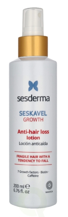 Sesderma Seskavel Growth Anti-Hair Loss Lotion 200 ml i gruppen SKÖNHET & HÄLSA / Hår & Styling / Hårvårdsprodukter hos TP E-commerce Nordic AB (D39554)
