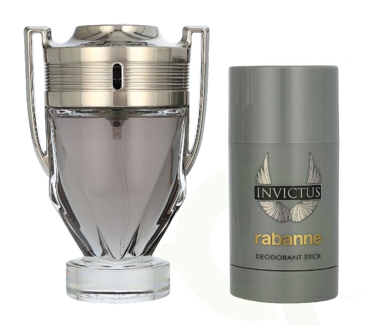 Paco Rabanne Invictus Giftset 175 ml Edt Spray 100ml/Deo Stick 75ml i gruppen SKÖNHET & HÄLSA / Presentkit / Presentkit För Henne hos TP E-commerce Nordic AB (D39558)