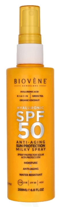 Biovene Hyaluronic SPF50 Anti-Aging Sun Protection Spray 200 ml i gruppen SKÖNHET & HÄLSA / Hudvård / Solskydd & Tanning / Solskydd hos TP E-commerce Nordic AB (D39624)