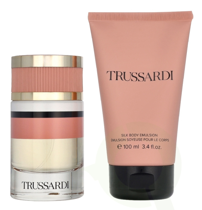 Trussardi By Trussardi Giftset 160 ml Edp Spray 60ml/Body Emulsion 100ml i gruppen SKÖNHET & HÄLSA / Presentkit / Presentkit För Henne hos TP E-commerce Nordic AB (D39689)