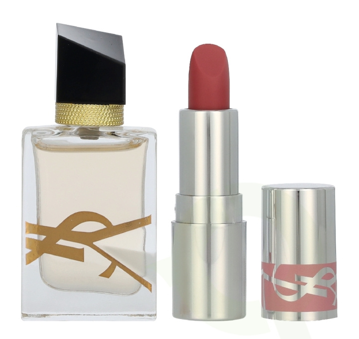 Yves Saint Laurent YSL Libre Giftset 8.8 ml Edp Spray 7,5ml/#44 Loveshine Lipstick 1,3gr i gruppen SKÖNHET & HÄLSA / Presentkit / Presentkit För Henne hos TP E-commerce Nordic AB (D39700)
