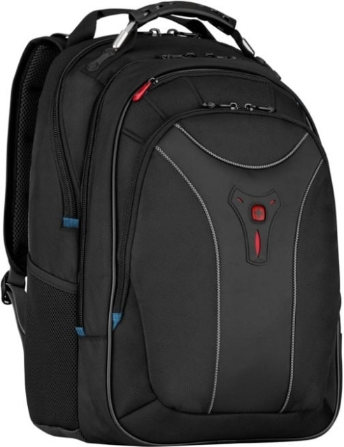 Wenger Carbon Backpack – ryggsäck för 17-tums bärbar dator, svart i gruppen DATORER & KRINGUTRUSTNING / Bärbara datorer & tillbehör / Datorväskor hos TP E-commerce Nordic AB (D39741)