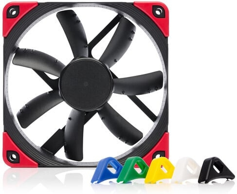 Noctua NF-S12A PWM chromax.blac.swap – chassifläkt, 120 mm i gruppen DATORER & KRINGUTRUSTNING / Datorkomponenter / Kylning hos TP E-commerce Nordic AB (D39773)