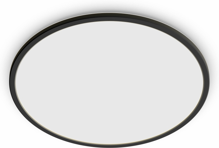 Philips Superslim CL550 taklampa, rund, svart, 1900 lm, 2700K i gruppen HEMELEKTRONIK / Belysning / Taklampor hos TP E-commerce Nordic AB (D39797)