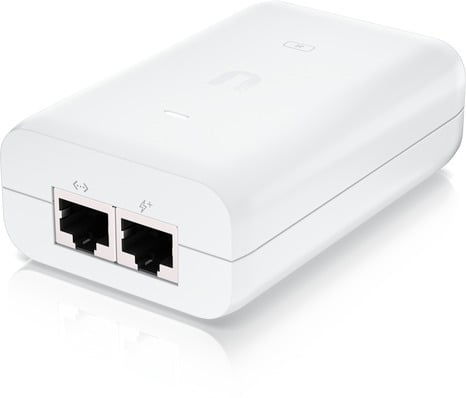Ubiquiti U-POE-AT 802.3at – PoE-injektor i gruppen DATORER & KRINGUTRUSTNING / Nätverk / Switchar hos TP E-commerce Nordic AB (D39822)