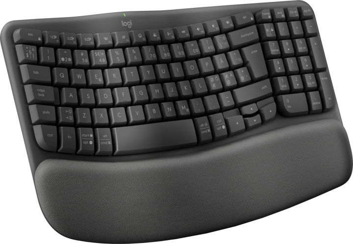 Logitech Wave Keys for Business – trådlöst tangentbord, grafit i gruppen DATORER & KRINGUTRUSTNING / Möss & Tangentbord / Tangentbord hos TP E-commerce Nordic AB (D39884)