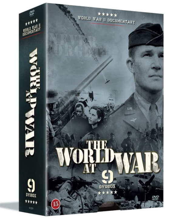 SMD Verden i Krig (Dokumentär om andra världskriget) (9 skivor) WORLD AT WAR (9-DVD-box) i gruppen HEMELEKTRONIK / Ljud & Bild / TV & Tillbehör / Filmer / DVD hos TP E-commerce Nordic AB (D40028)