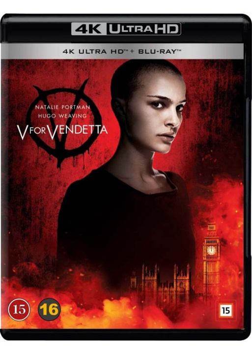 V For Vendetta (4K Ultra HD Blu-ray + Blu-ray) i gruppen HEMELEKTRONIK / Ljud & Bild / TV & Tillbehör / Filmer / Blu-ray hos TP E-commerce Nordic AB (D40185)