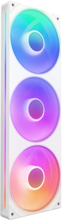NZXT F360 RGB CORE-fläkt, 3 × 120 mm, vit i gruppen DATORER & KRINGUTRUSTNING / Datorkomponenter / Kylning hos TP E-commerce Nordic AB (D40405)