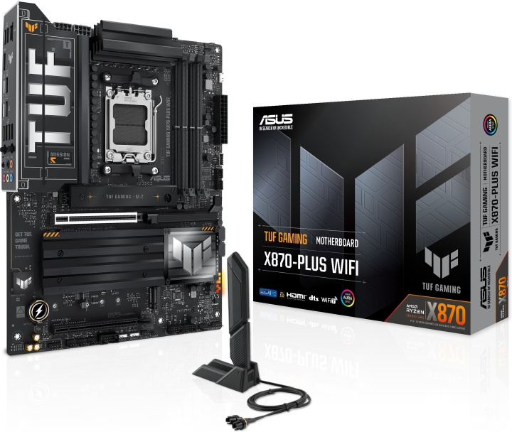 ASUS TUF GAMING X870-PLUS WIFI ATX-moderkort i gruppen DATORER & KRINGUTRUSTNING / Datorkomponenter / Moderkort hos TP E-commerce Nordic AB (D40484)