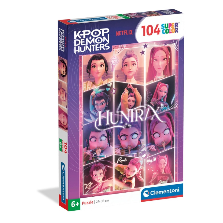 KPop Demon Hunters Pussel 104 Pcs KPOP Demon Hunters (2) i gruppen SPORT, FRITID & HOBBY / Hobby / Pussel hos TP E-commerce Nordic AB (D40539)