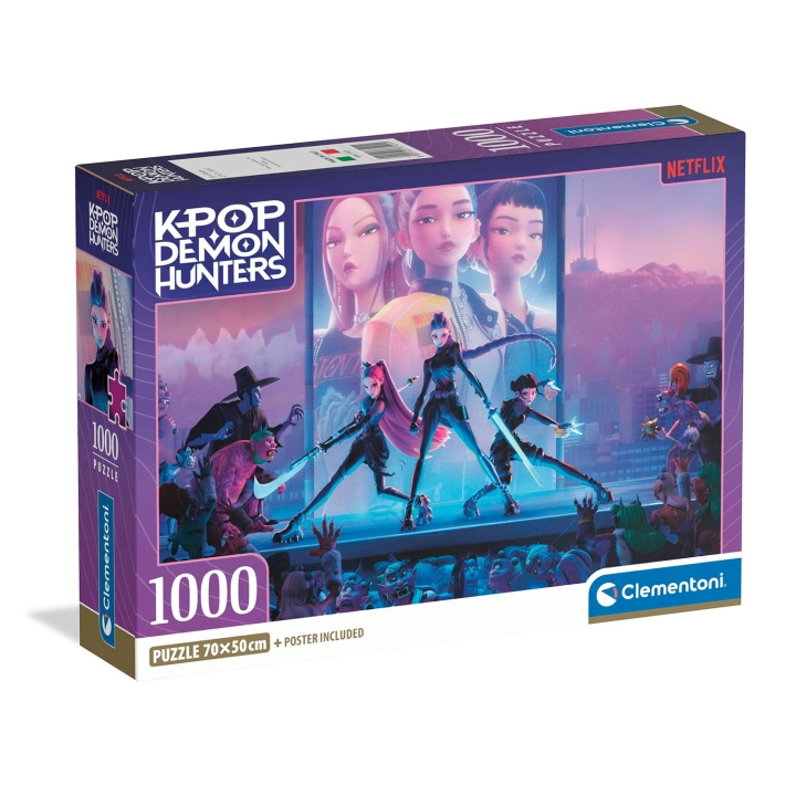 KPOP DEAMON HUNTERS Pussel 1000 Pcs KPOP Demon Hunters i gruppen SPORT, FRITID & HOBBY / Hobby / Pussel hos TP E-commerce Nordic AB (D40544)