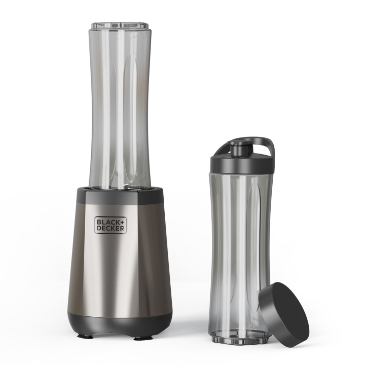 BLACK+DECKER Smoothie Blender 500W Rostfritt Stål i gruppen HEM, HUSHÅLL & TRÄDGÅRD / Hushållsmaskiner / Matberedare & Köksassistenter / Mixer & Blender hos TP E-commerce Nordic AB (D40614)