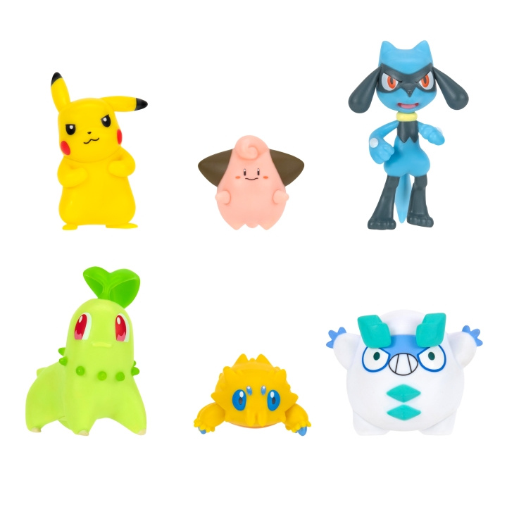 Pokémon Stridsfigurer, 6-pack (PKW4099) i gruppen LEKSAKER, BARN- & BABYPRODUKTER / Leksaker / Figurer, Miniatyrer & tillbehör hos TP E-commerce Nordic AB (D40694)
