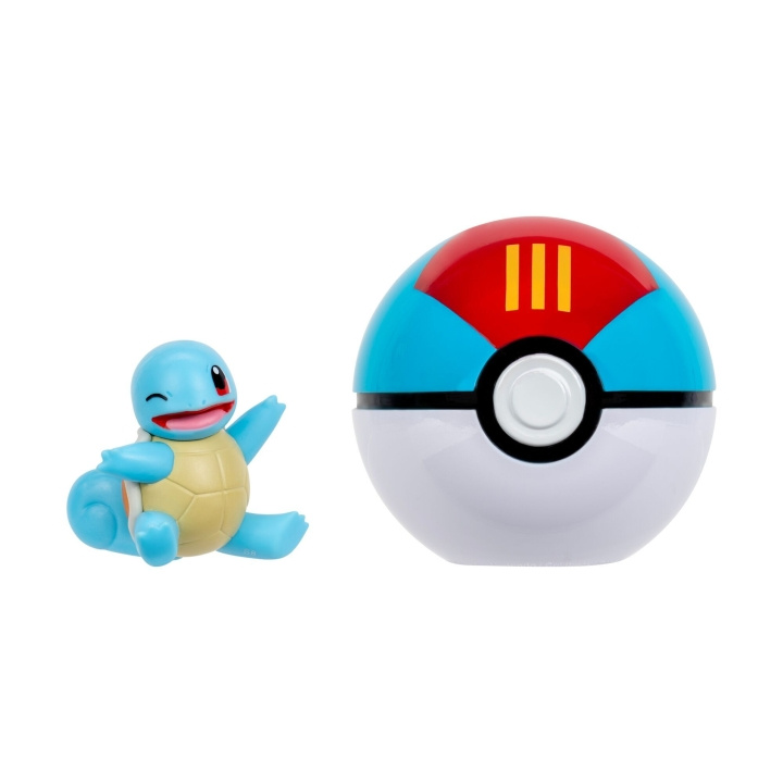 Pokémon Clip N Go Squirtle med Lure Ball (PKW4164) i gruppen LEKSAKER, BARN- & BABYPRODUKTER / Leksaker / Figurer, Miniatyrer & tillbehör hos TP E-commerce Nordic AB (D40700)