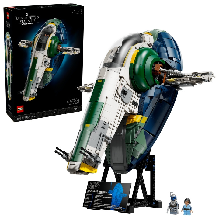 LEGO Star Wars™ – Jango Fetts rymdskepp av Firespray-klassen (75409) i gruppen LEKSAKER, BARN- & BABYPRODUKTER / Leksaker / Byggleksaker / Lego hos TP E-commerce Nordic AB (D40708)