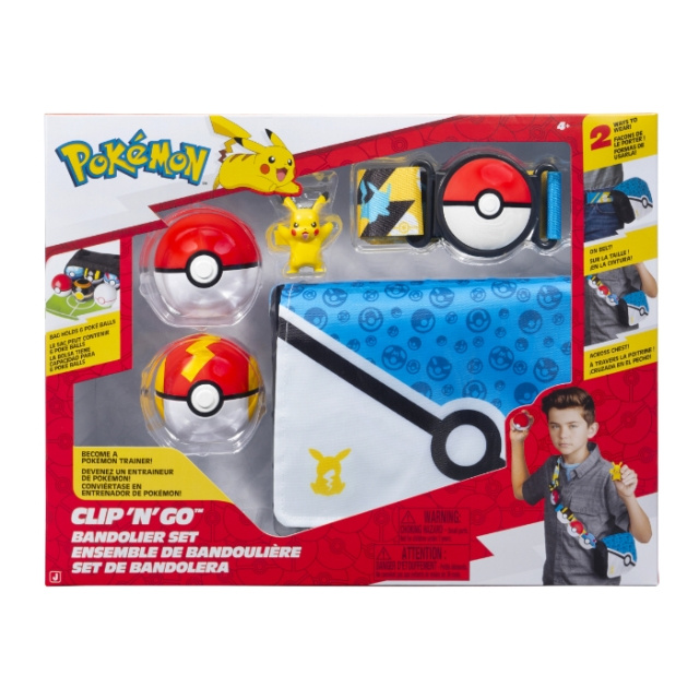 Pokémon Clip N Go-bandolärset Pikachu (PKW4171) i gruppen LEKSAKER, BARN- & BABYPRODUKTER / Leksaker / Figurer, Miniatyrer & tillbehör hos TP E-commerce Nordic AB (D40710)