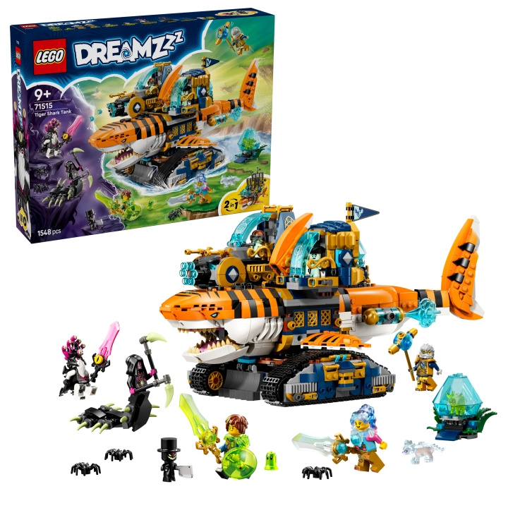 LEGO DREAMZzz – Tiger Shark Tank (71515) i gruppen LEKSAKER, BARN- & BABYPRODUKTER / Leksaker / Byggleksaker / Lego hos TP E-commerce Nordic AB (D40739)