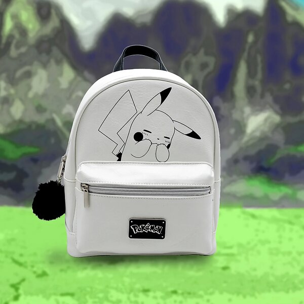Nemesis Now Pokémon Pikachu-ryggsäck, vit, 28 cm i gruppen LEKSAKER, BARN- & BABYPRODUKTER / Resa / Barnväskor / Ryggsäckar hos TP E-commerce Nordic AB (D40749)
