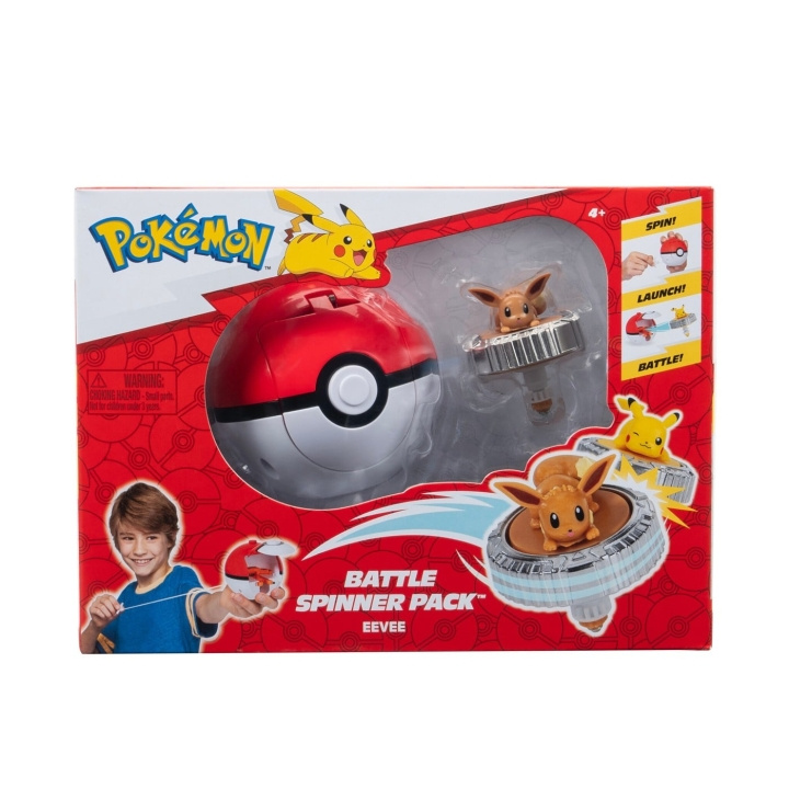 Pokémon Battle Spinner Eevee (PKW4399) i gruppen LEKSAKER, BARN- & BABYPRODUKTER / Leksaker / Figurer, Miniatyrer & tillbehör hos TP E-commerce Nordic AB (D40750)