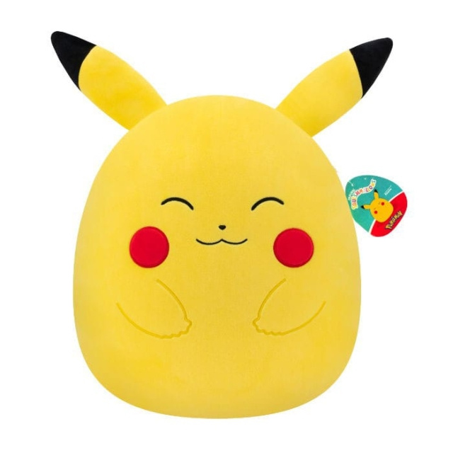 Squishmallows 35 cm Pokémon Happy Pikachu (SQPK00067) i gruppen LEKSAKER, BARN- & BABYPRODUKTER / Babyleksaker / Gosedjur hos TP E-commerce Nordic AB (D40752)