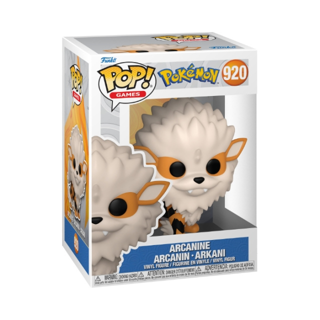 Funko Pop! Vinyl Games Pokémon Arcanine (69079) i gruppen LEKSAKER, BARN- & BABYPRODUKTER / Leksaker / Figurer, Miniatyrer & tillbehör hos TP E-commerce Nordic AB (D40787)