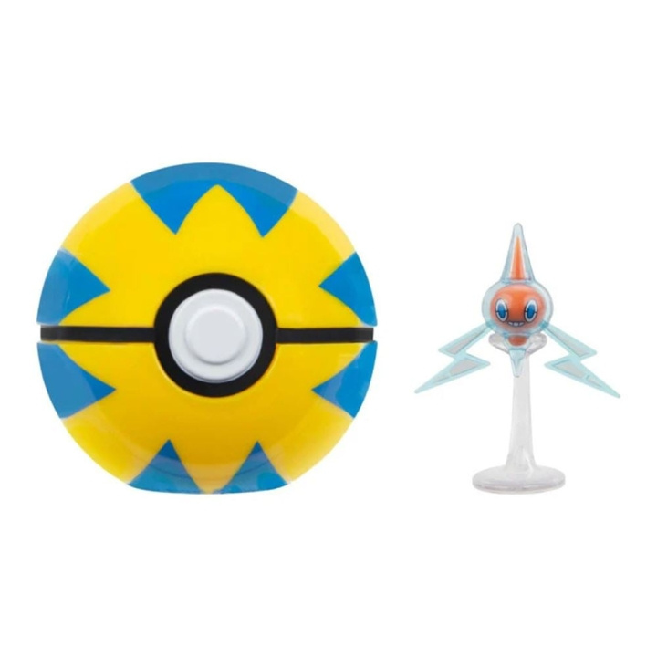 Pokémon Clip N Go Rotom Quick Ball W21 (PKW4155) i gruppen LEKSAKER, BARN- & BABYPRODUKTER / Leksaker / Figurer, Miniatyrer & tillbehör hos TP E-commerce Nordic AB (D40820)