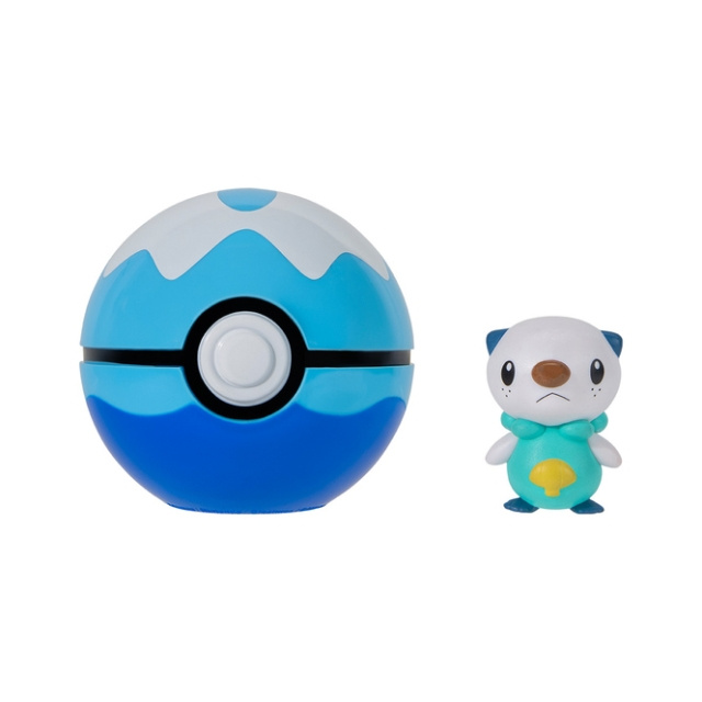 Pokémon Clip N Go Oshawott Dive Ball W21 (PKW4158) i gruppen LEKSAKER, BARN- & BABYPRODUKTER / Leksaker / Figurer, Miniatyrer & tillbehör hos TP E-commerce Nordic AB (D40822)