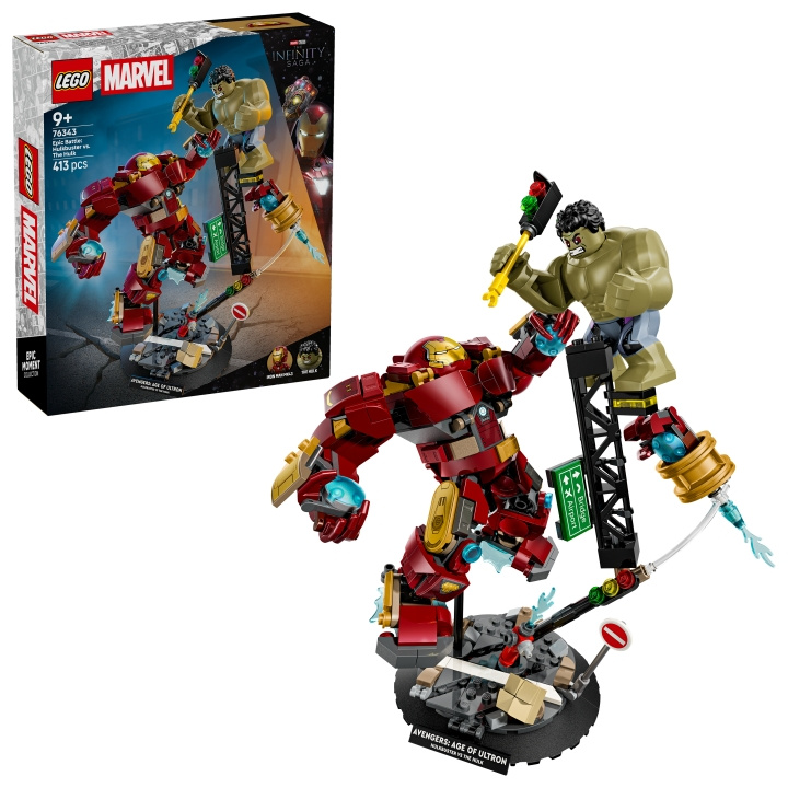 LEGO Superhjältar – Episk strid: Hulkbuster mot Hulken (76343) i gruppen LEKSAKER, BARN- & BABYPRODUKTER / Leksaker / Byggleksaker / Lego hos TP E-commerce Nordic AB (D40825)
