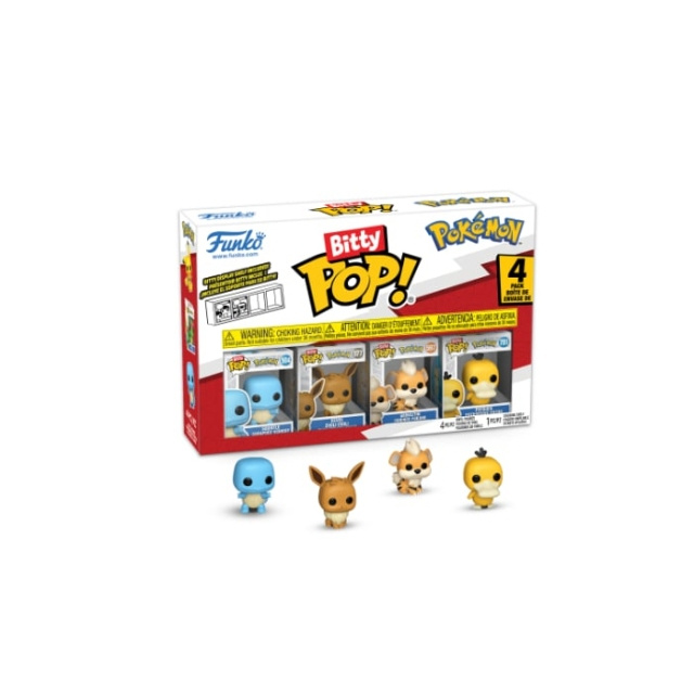 Funko Pop! Bitty POP 4-pack Pokémon Squirtle (81135) i gruppen LEKSAKER, BARN- & BABYPRODUKTER / Leksaker / Figurer, Miniatyrer & tillbehör hos TP E-commerce Nordic AB (D40838)