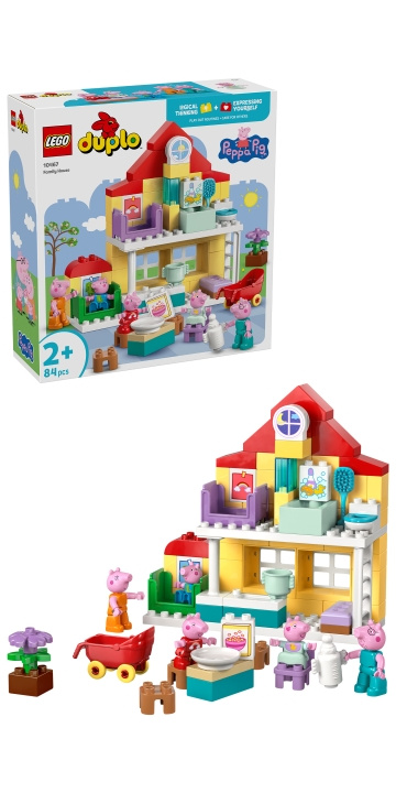 LEGO DUPLO Peppa Pig – Familjens hus (10467) i gruppen LEKSAKER, BARN- & BABYPRODUKTER / Leksaker / Byggleksaker / Lego hos TP E-commerce Nordic AB (D40870)