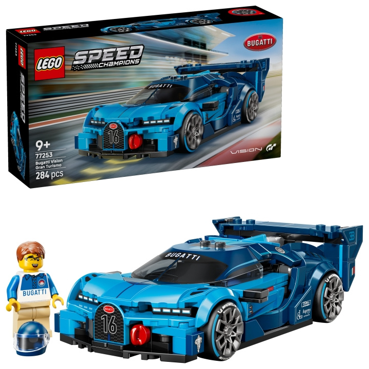 LEGO Speed Champions – Bugatti Vision GT Hyper Sports Car (77253) i gruppen LEKSAKER, BARN- & BABYPRODUKTER / Leksaker / Byggleksaker / Lego hos TP E-commerce Nordic AB (D40888)