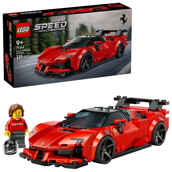 LEGO Speed Champions – Ferrari SF90 XX Stradale sportbil (77254) i gruppen LEKSAKER, BARN- & BABYPRODUKTER / Leksaker / Byggleksaker / Lego hos TP E-commerce Nordic AB (D40889)