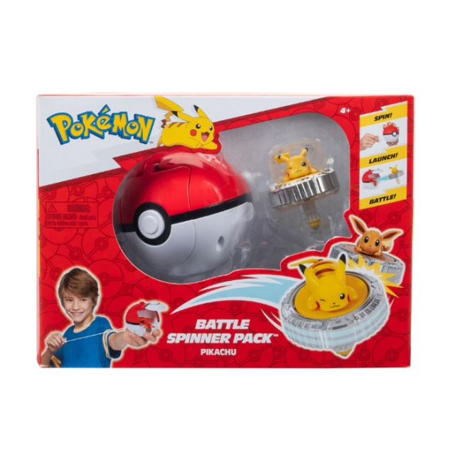 Pokémon Battle Spinner Pikachu – (PKW4398) i gruppen LEKSAKER, BARN- & BABYPRODUKTER / Leksaker / Figurer, Miniatyrer & tillbehör hos TP E-commerce Nordic AB (D40925)