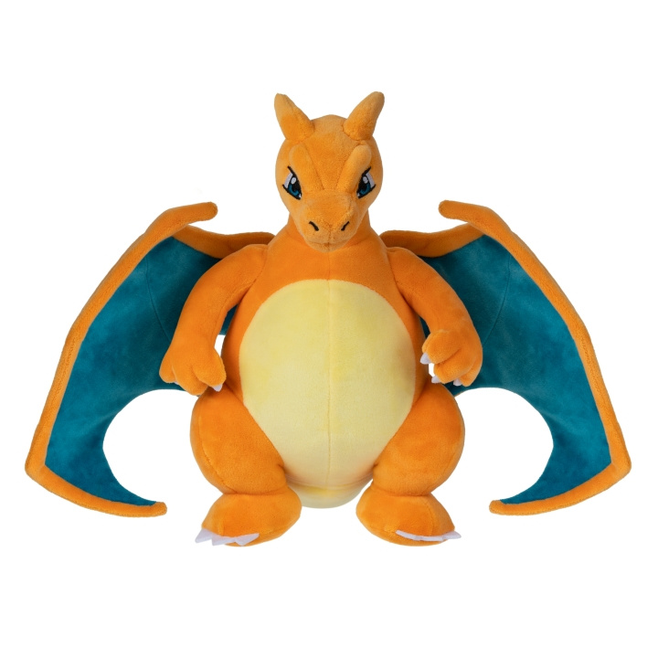 Pokémon Exklusiv Charizard-gosedjur, 30 cm (PKW3723) i gruppen LEKSAKER, BARN- & BABYPRODUKTER / Babyleksaker / Gosedjur hos TP E-commerce Nordic AB (D40931)