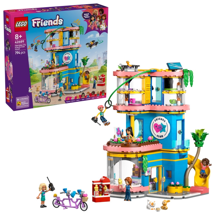 LEGO LEGO Friends – Heartlake City Friends Club House (42689) i gruppen LEKSAKER, BARN- & BABYPRODUKTER / Leksaker / Byggleksaker / Lego hos TP E-commerce Nordic AB (D40937)