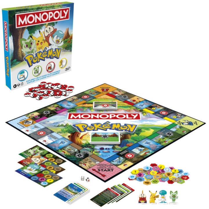 Pokémon Monopoly (Matador) (DK/NO) (G0716) i gruppen LEKSAKER, BARN- & BABYPRODUKTER / Spel / Bordsspel hos TP E-commerce Nordic AB (D40938)