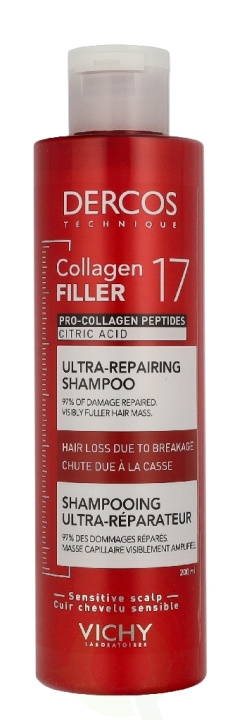 Vichy Dercos Ultra-Repair Shampoo 200 ml i gruppen SKÖNHET & HÄLSA / Hår & Styling / Hårvårdsprodukter / Schampo hos TP E-commerce Nordic AB (D40961)