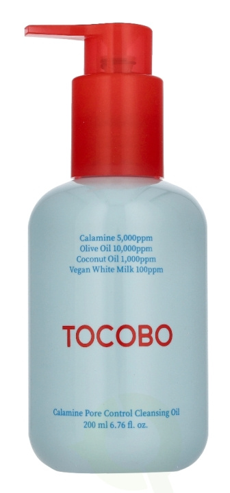 TOCOBO Calamine Pore Control Cleansing Oil 200 ml i gruppen SKÖNHET & HÄLSA / Hudvård / Ansiktsvård / Rengöring hos TP E-commerce Nordic AB (D40971)