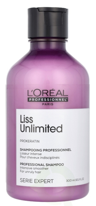 L\'Oreal Serie Expert Liss Unlimited Shampoo 300 ml For Unruly Hair i gruppen SKÖNHET & HÄLSA / Hår & Styling / Hårvårdsprodukter / Schampo hos TP E-commerce Nordic AB (D40988)