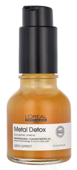 L\'Oreal Serie Expert Metal Detox Oil 50 ml Anti-Deprasit Protector Daily-Leave-In i gruppen SKÖNHET & HÄLSA / Hår & Styling / Hårvårdsprodukter / Hårolja hos TP E-commerce Nordic AB (D41008)
