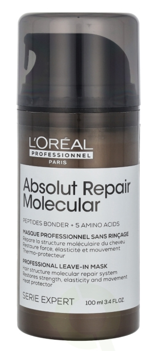 L\'Oreal Absolut Repair Molecular Leave-In Mask 100 ml i gruppen SKÖNHET & HÄLSA / Hår & Styling / Hårvårdsprodukter hos TP E-commerce Nordic AB (D41019)