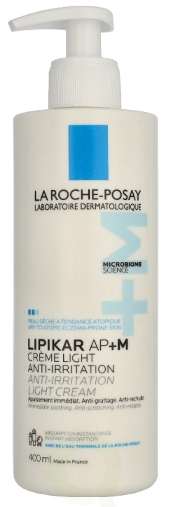 La Roche LRP Lipikar AP+M Anti-Irritation Light Cream 400 ml i gruppen SKÖNHET & HÄLSA / Hudvård / Ansiktsvård / Dagkräm hos TP E-commerce Nordic AB (D41029)