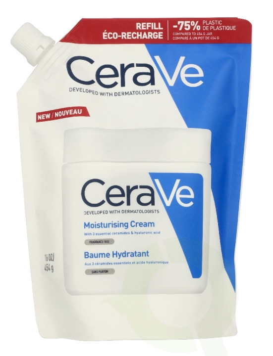 Cerave Moisturizing Cream Eco Refill 454 g i gruppen SKÖNHET & HÄLSA / Hudvård / Ansiktsvård / Dagkräm hos TP E-commerce Nordic AB (D41049)