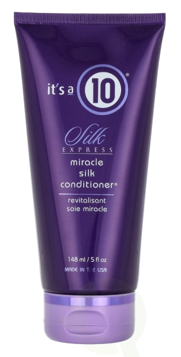 It\'s a 10 It\'s A 10 Silk Express Miracle Silk Conditioner 148 ml i gruppen SKÖNHET & HÄLSA / Hår & Styling / Hårvårdsprodukter / Balsam hos TP E-commerce Nordic AB (D41065)