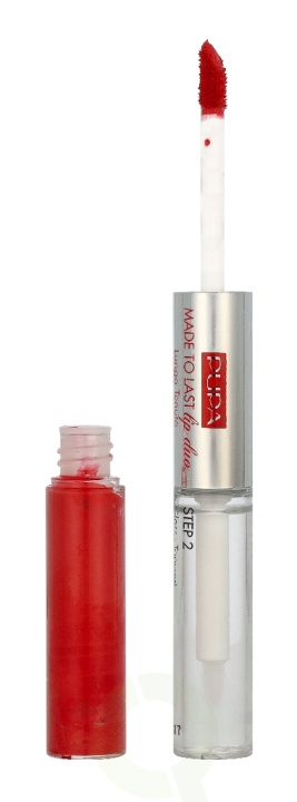 Pupa Milano Pupa Made to Last Lip Duo Lipstick 8 ml #018 Imperial Red / 2x4ml i gruppen SKÖNHET & HÄLSA / Makeup / Läppar / Läppstift hos TP E-commerce Nordic AB (D41093)